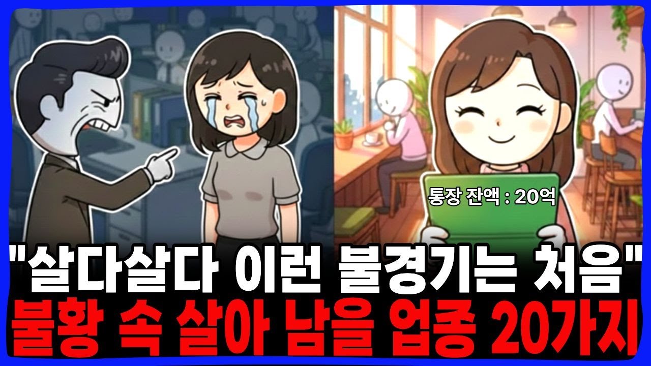 “열심히 해도 망하는 시대” 자영업자의 몰락, 2026년 불황 속 살아 남을 업종 20 업종 실태