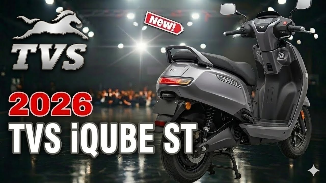 Наконец-то представлен TVS iQube ST 2026 года &mdash; премиальный электроскутер уже в продаже!