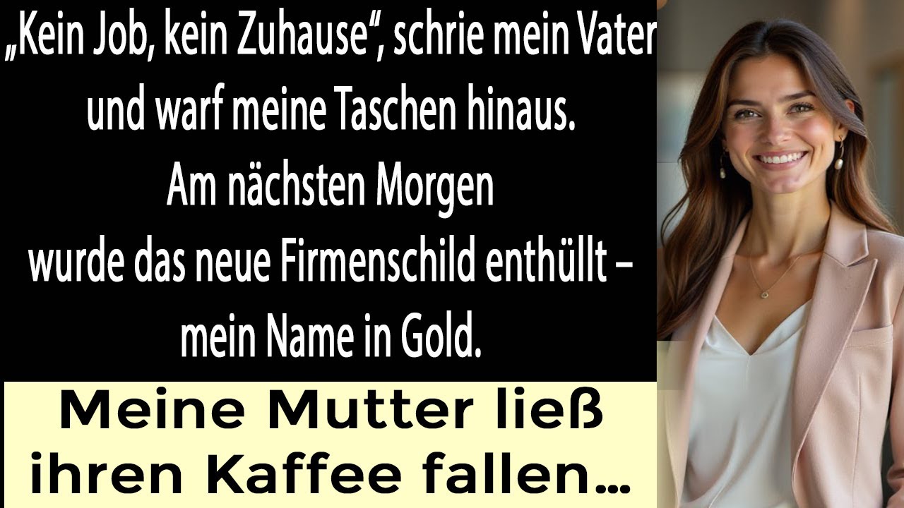 Sie warfen mich raus, weil ich arbeitslos war – bis sie meinen Namen an ihrem Gebäude entdeckten