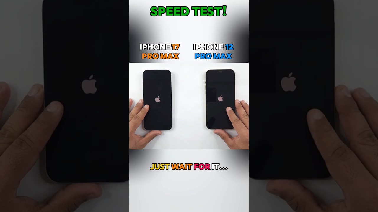 IPHONE 17 PRO MAX VS IPHONE 12 PRO MAX SPEED TEST! 📱🍎