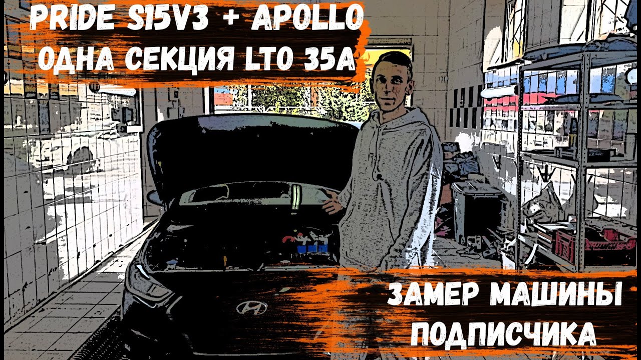 Замер Pride S15 v3 + Apollo | Хороший рез с одной секции титаната 35А