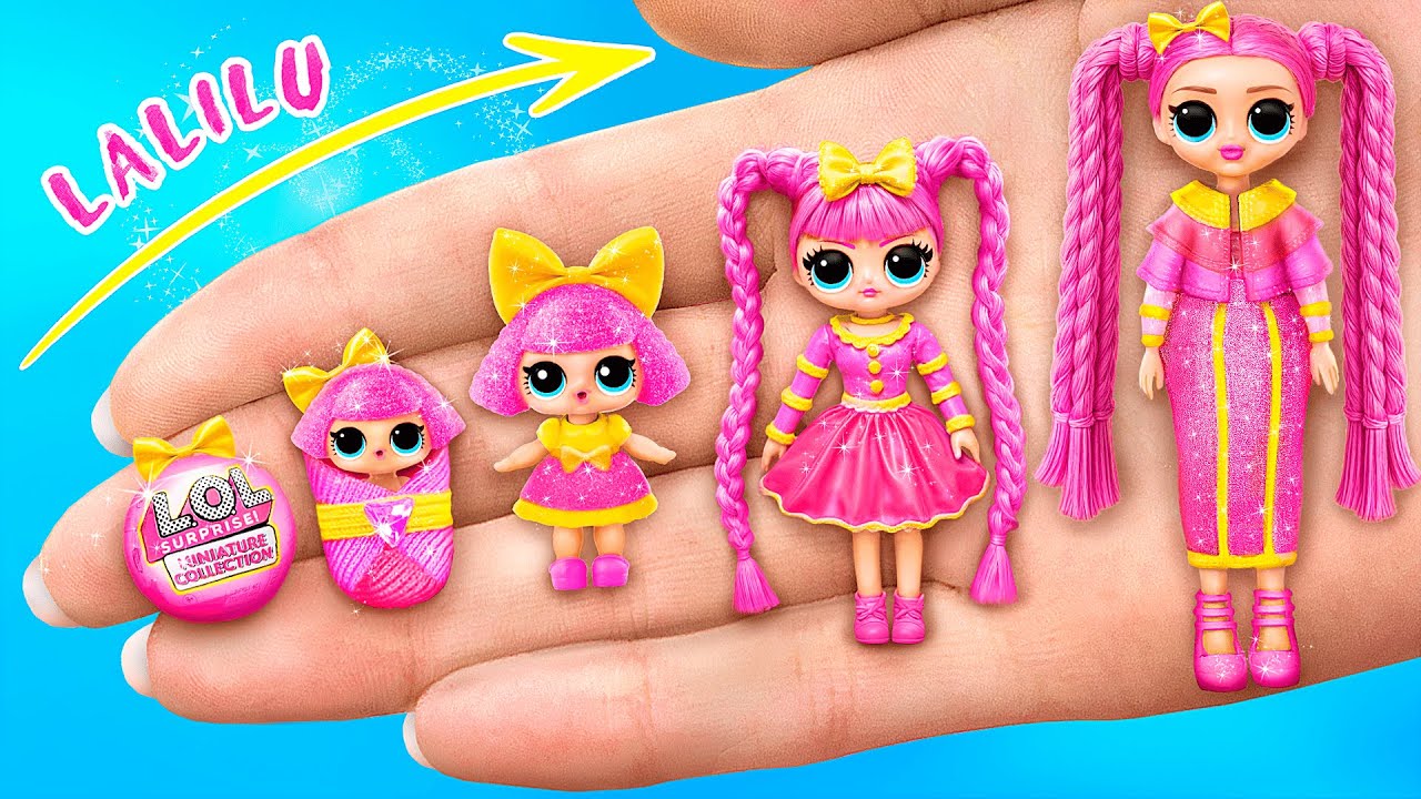 LOL în Miniatură Cresc: Părinții mei s-au despărțit! 32 DIY-uri LOL OMG