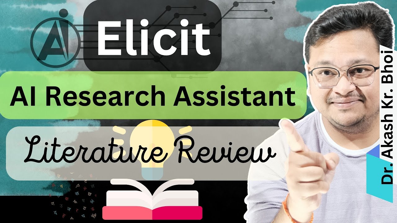 Elicit: The AI Research Assistant || Best Literature Review Free AI Tool || Hindi || 2024
