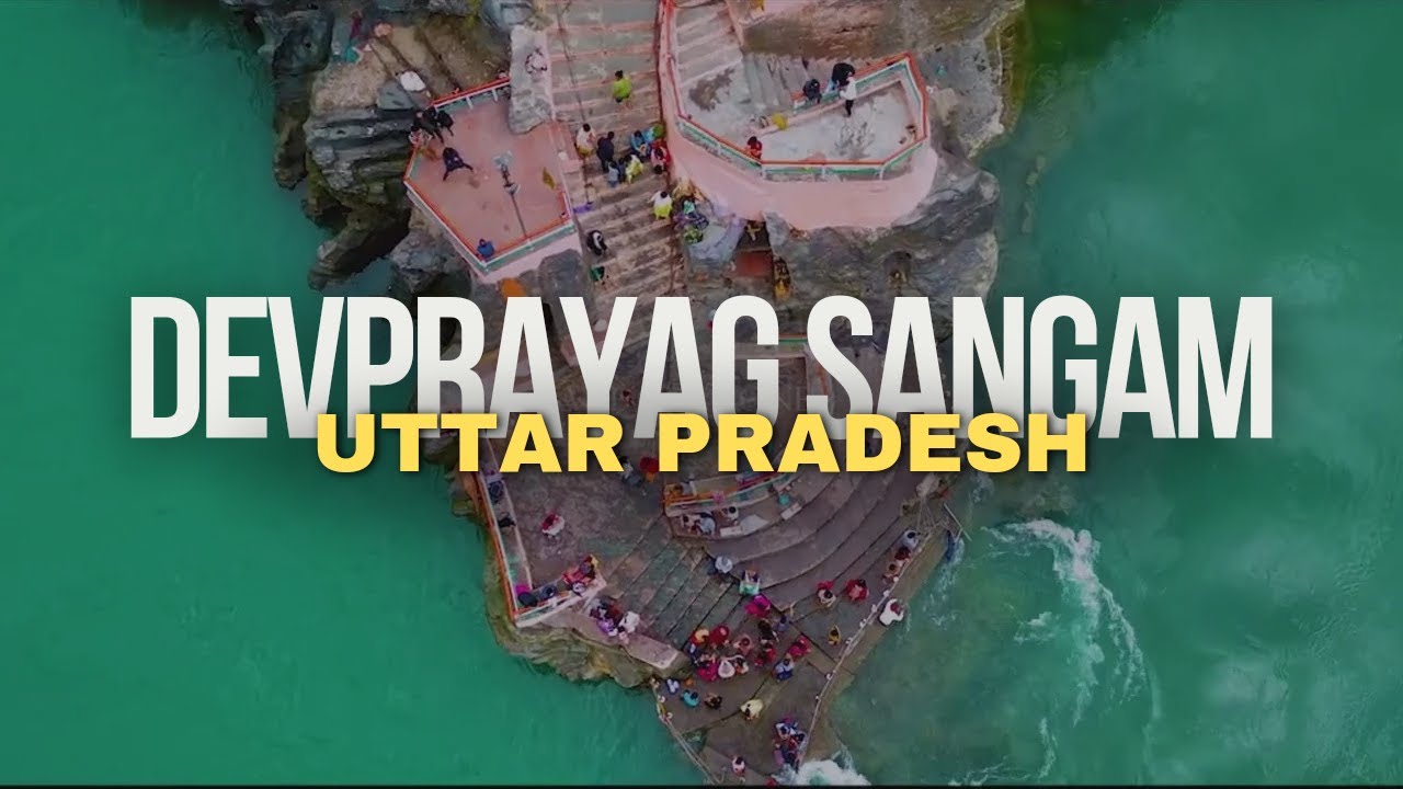 Devprayag Sangam Uttrakhand Drone view 4K | देवप्रयाग गंगा का दिव्य रूप | Game Of Drones