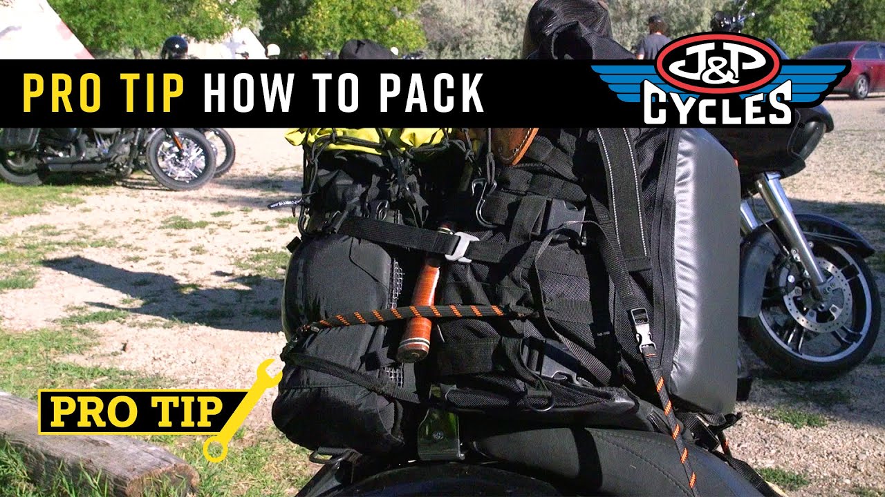 How to Pack Your Motorcycle : Pro Tip