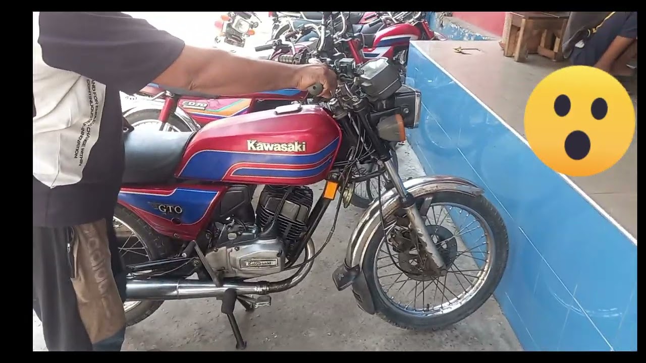 Kawasaki GTO 125 engine mukmmal overhauling