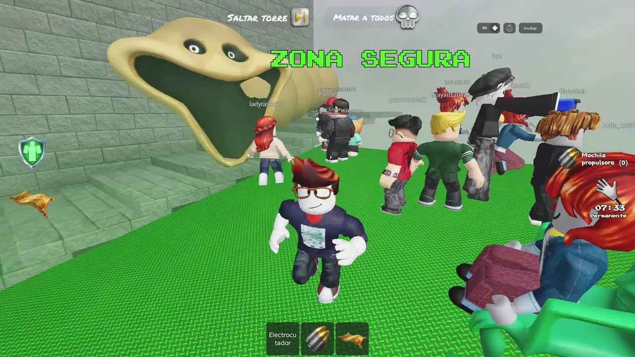 jugando juego raro de la Roblox
