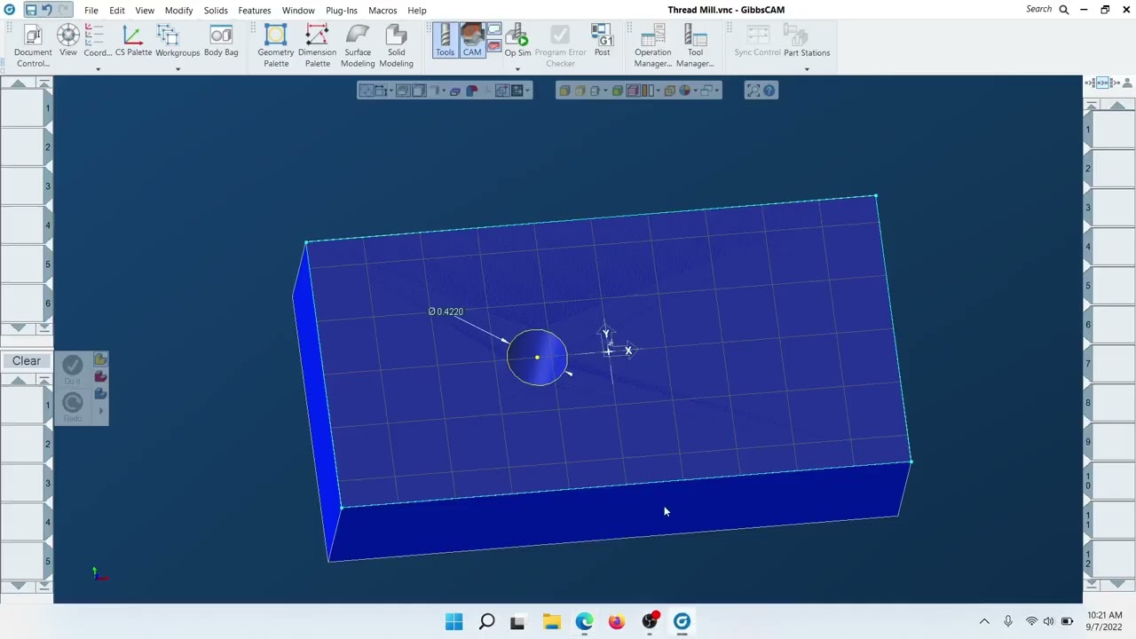 How to make Thread Mill in GibbsCam