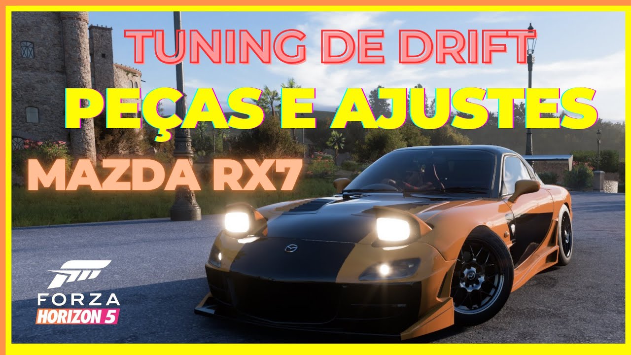 Como Tunar o Mazda Rx7 Spirit R TYPE-A!!! Pe&ccedil;as, Ajustes e Teste na Pista!!! (Rx7 ficou Cabulosooo)