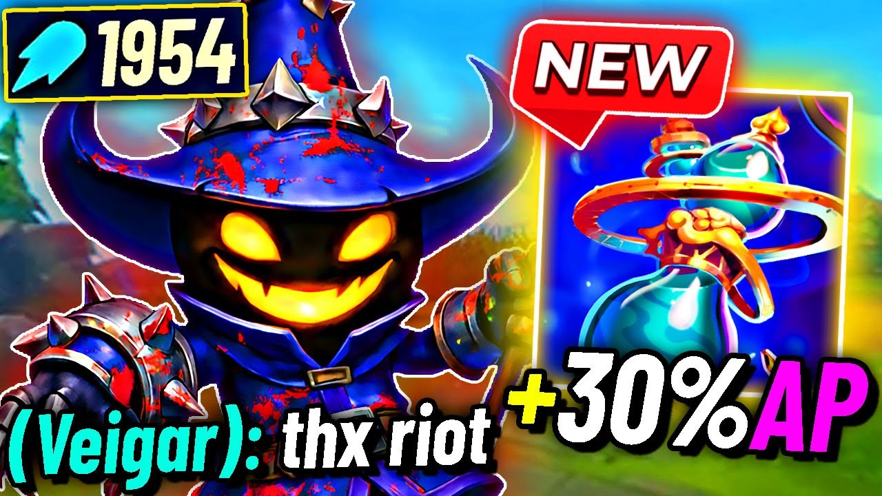 SEASON 16 VEIGAR just got WAY STRONGER (New ITEM is BROKEN)