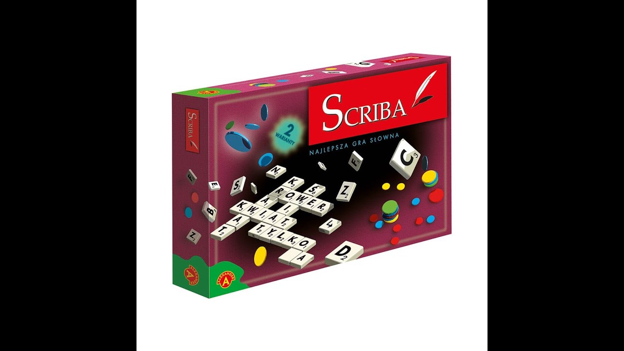 Na Żywo Recenzie Gier Planszowych Scriba Gra Słowna PL  HD 1920x1080