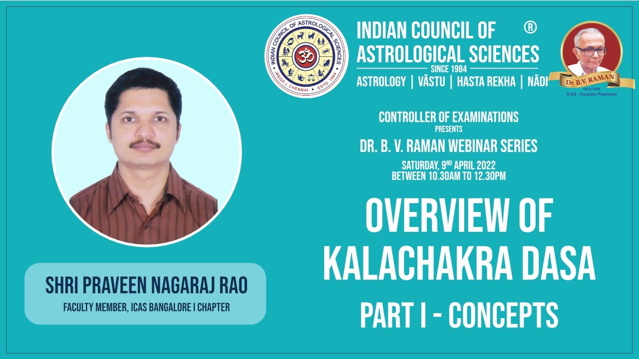 Kala Chakra Dasa Part I | Shri Praveen Nagaraj Rao | Astrology Series