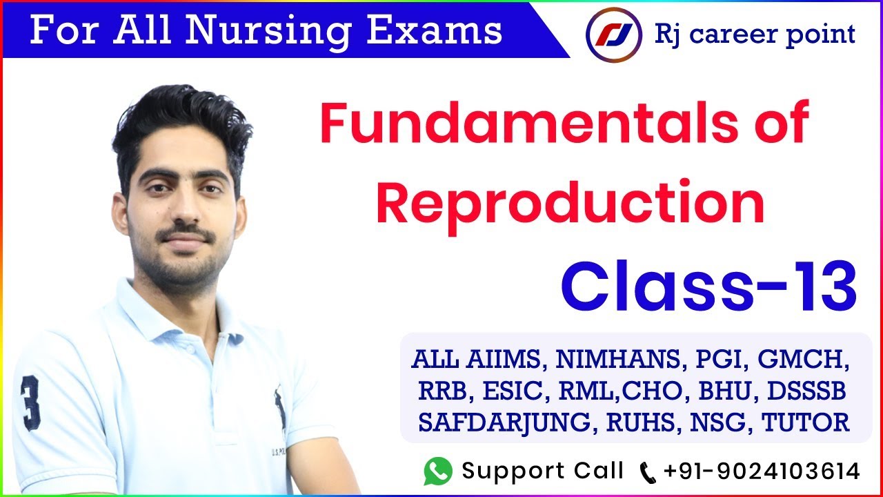 Fundamentals of  Reproduction OBG |rajesh sir| rj career point