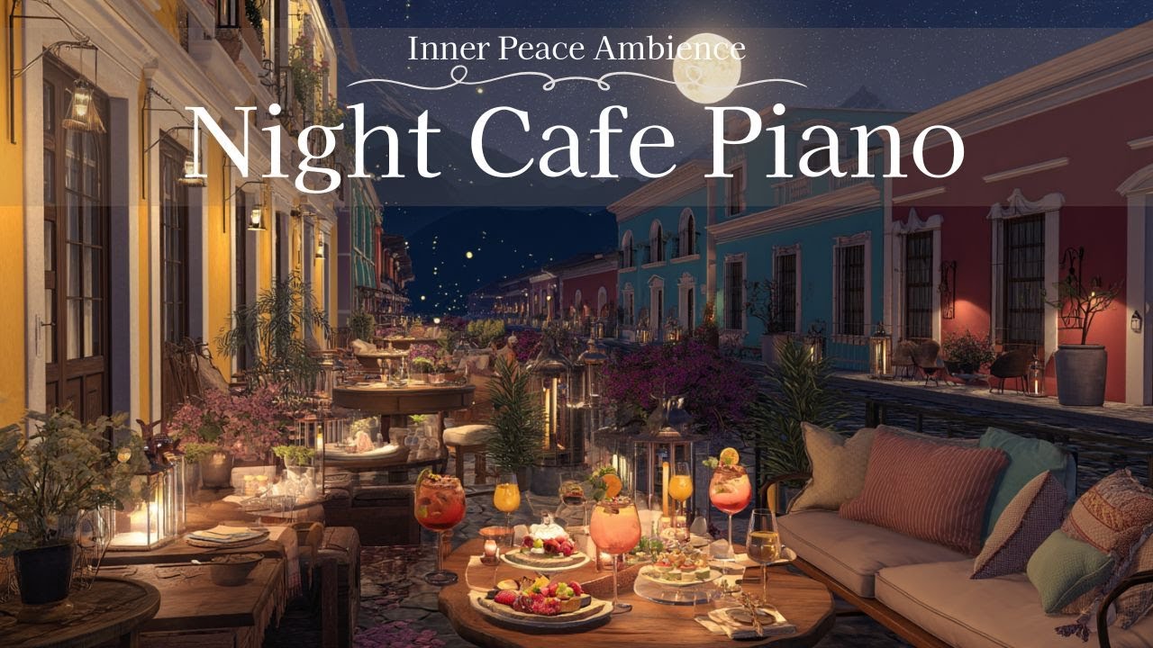 【夜カフェピアノ】静かな夜に聴く癒しのピアノ曲｜自律神経を整える・疲労回復・心を癒す・副交感神経を優位にする・睡眠用BGM