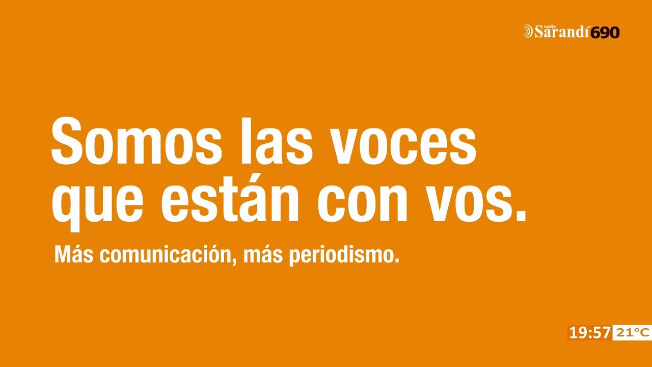 Informativo Sarandí Mediodía 🟠 Sarandí 690 Vivo 🟠