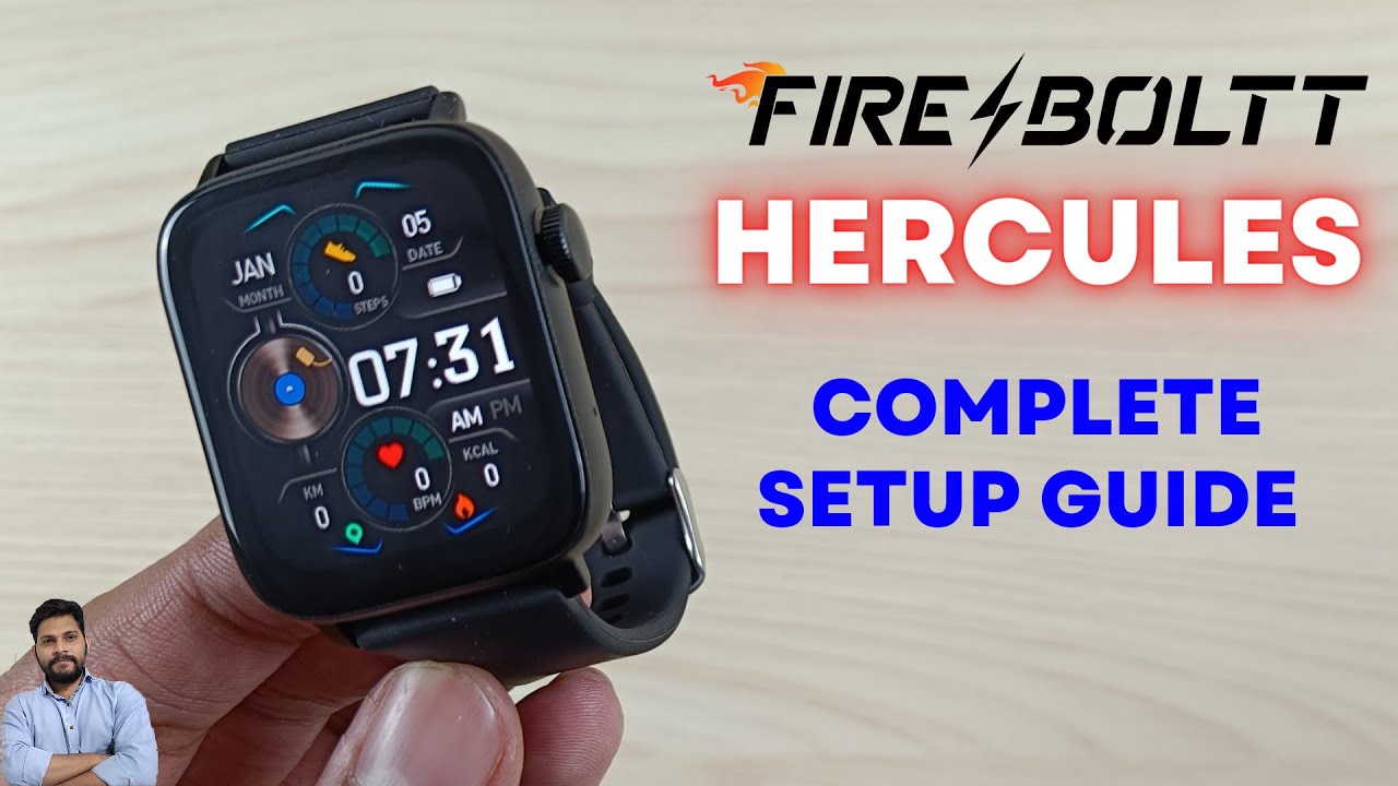 Fire Boltt Hercules Smartwatch Full Setup Guide