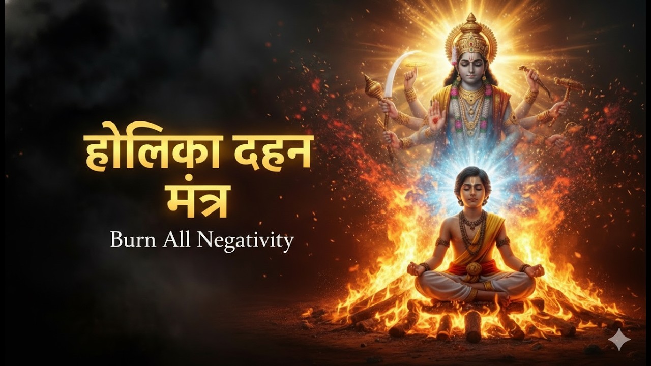 Holika Dahan Mantra 2026 | होलिका दहन मंत्र | Powerful Puja Mantra for Protection & Prosperity 🔥