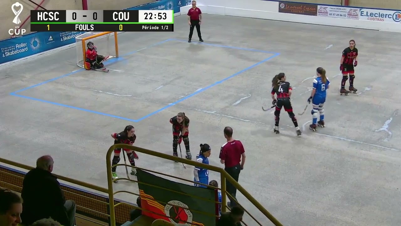 Rink Hockey - WSE Cup Women - US Coutras RH (FRA) x Oxigen Patí HC Sant Cugat (SPA)