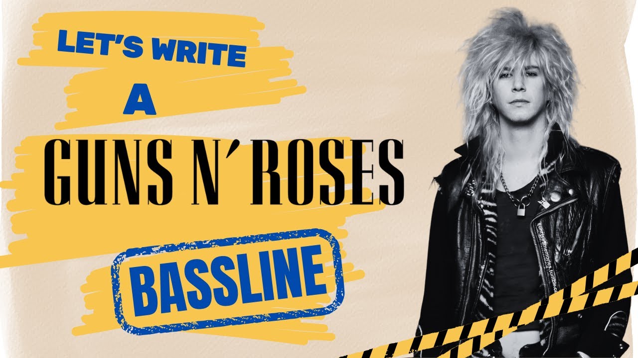 Давайте напишем басовую линию в стиле Guns N' Roses.