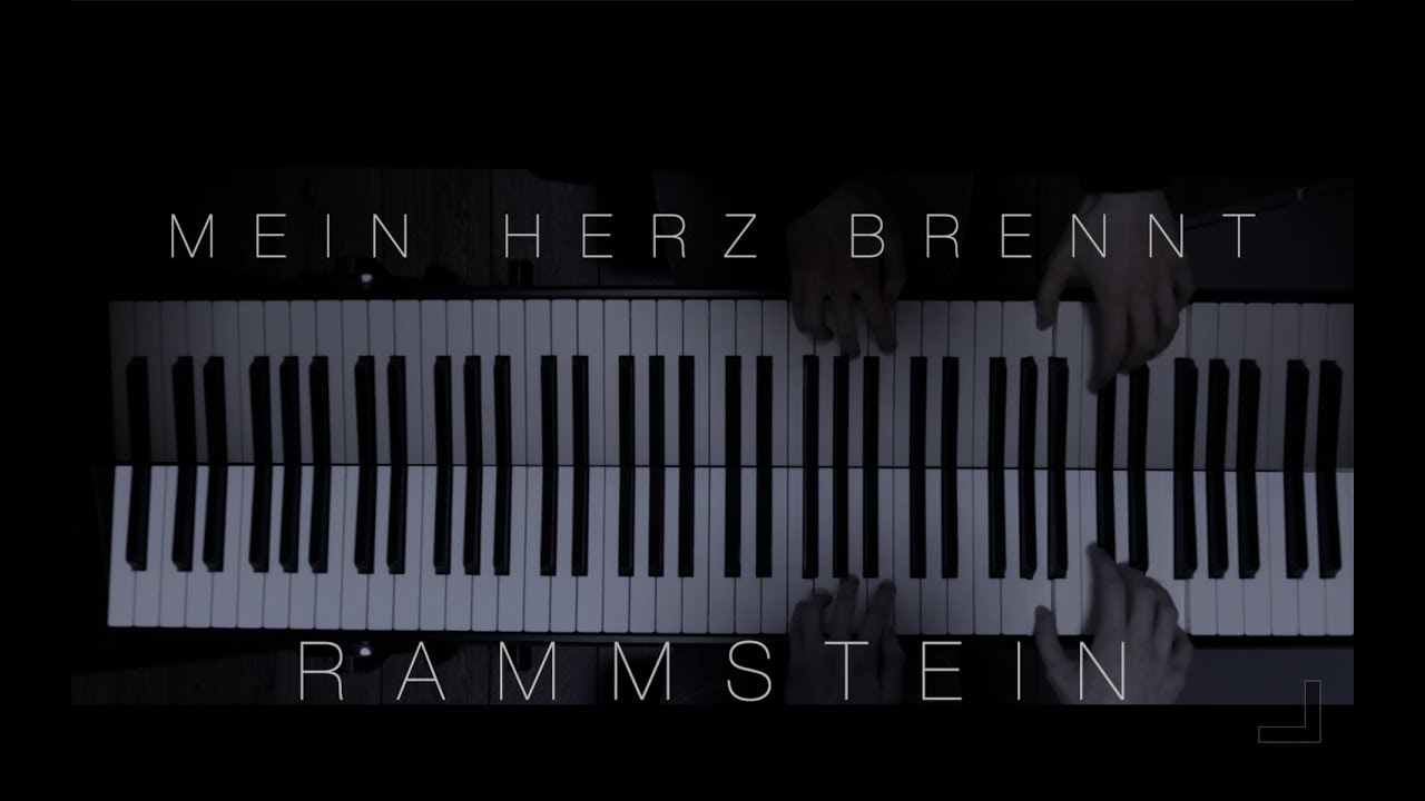MEIN HERZ BRENNT - piano cover