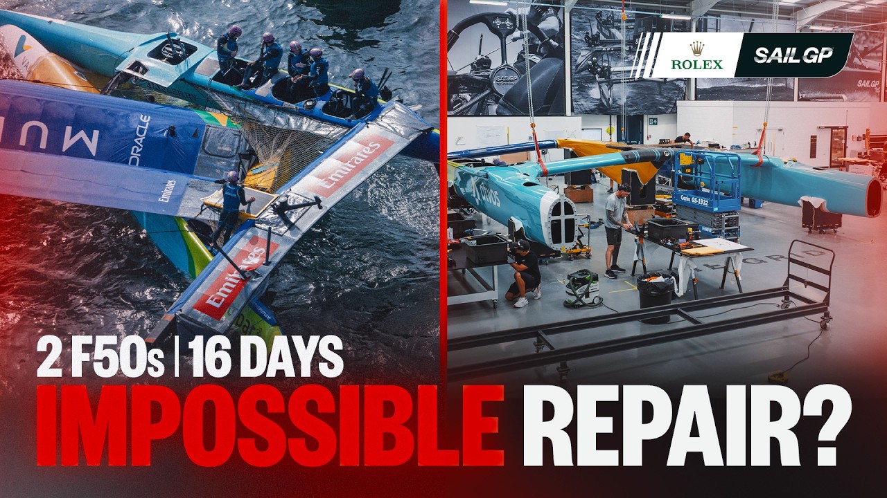2 Weeks. 2 MASSIVE Repairs. Is it Impossible? | SailGP
