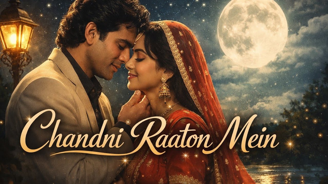 Chandni Raaton Mein | Old Classic Hindi Romantic Song | Vintage Bollywood Vibe