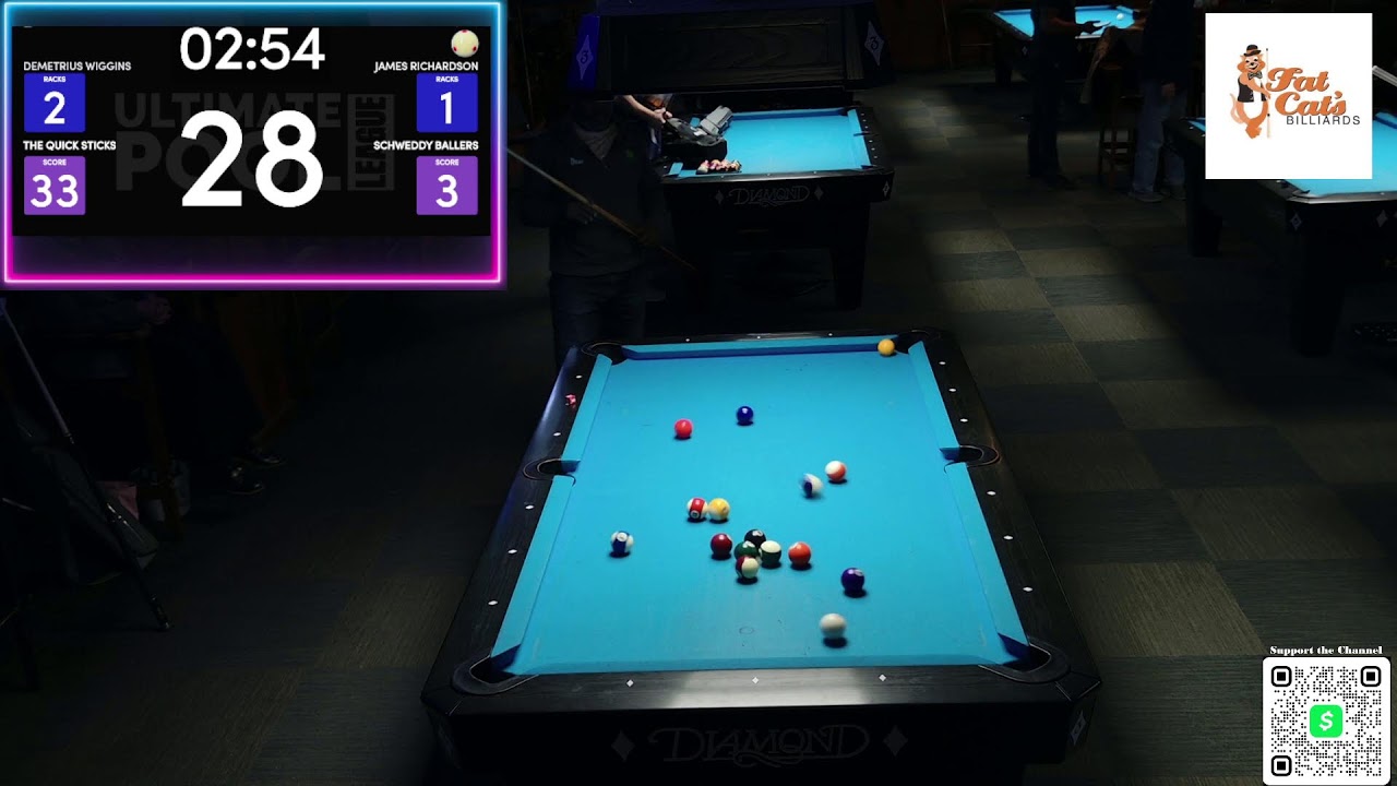 Ultime Pool League USA | Quick Sticks vs Schweddy Ballers