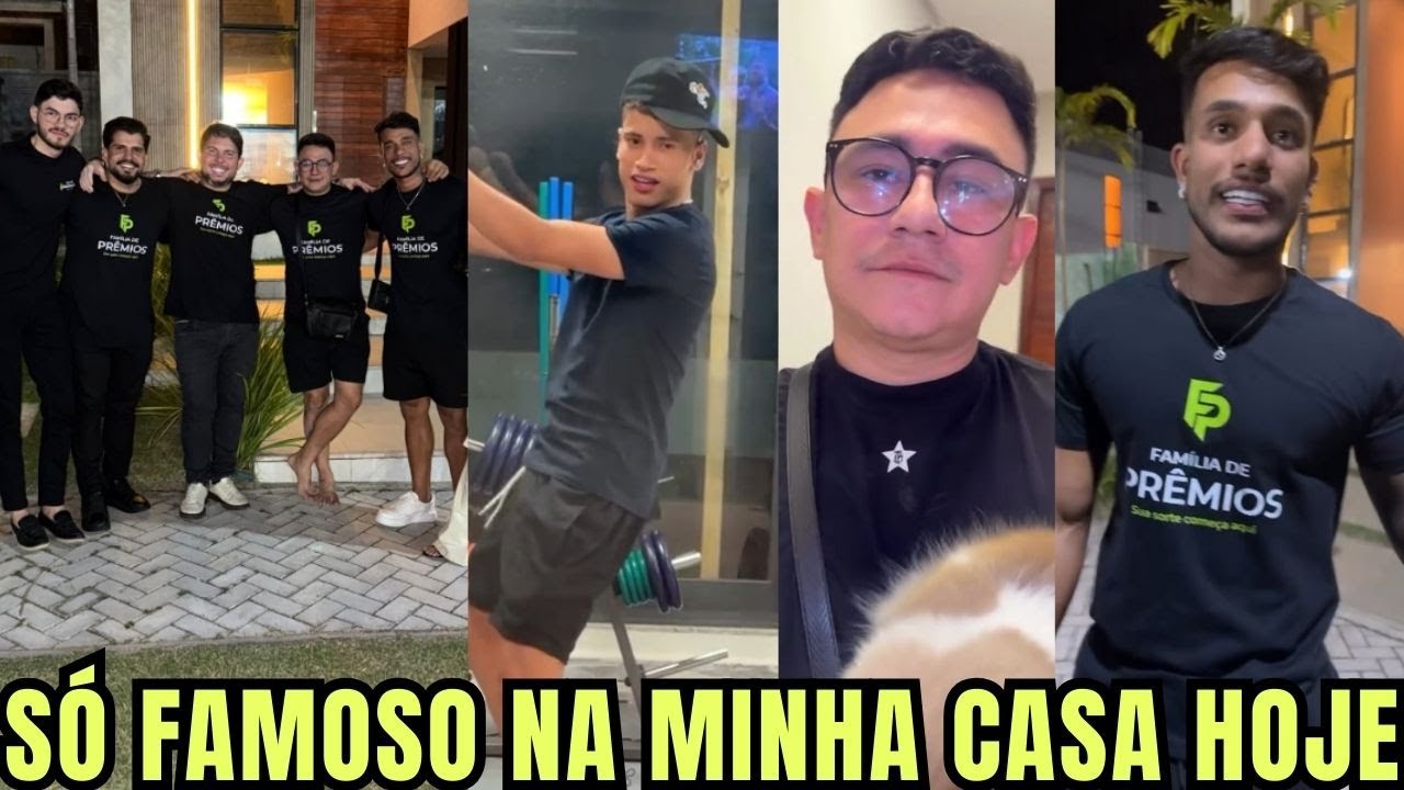 🔥🚨SÓ FAMOSO NA MINHA CASA HOJE SEM ACREDITAR #segurança #carlinhosmaia #ranchodomaiaaovivo #wesele