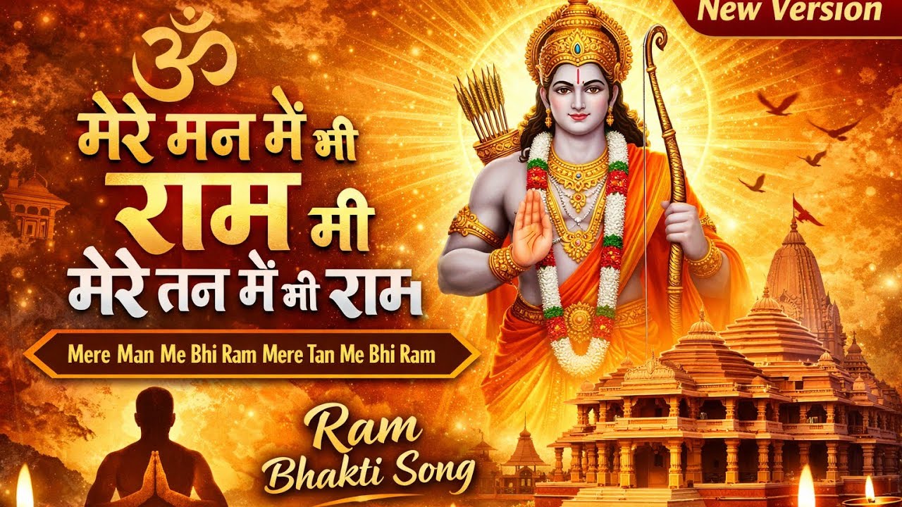मेरे मन में भी राम | Mere Man Me Bhi Ram Mere Tan Me Bhi Ram | New Version Bhakti Song 2026
