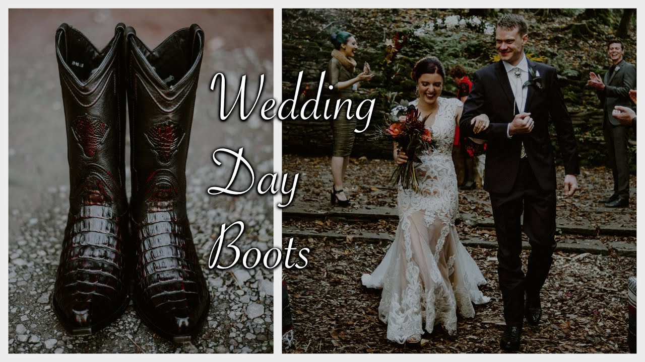 I GOT MARRIED IN YEEHAW COWBOY BOOTS!