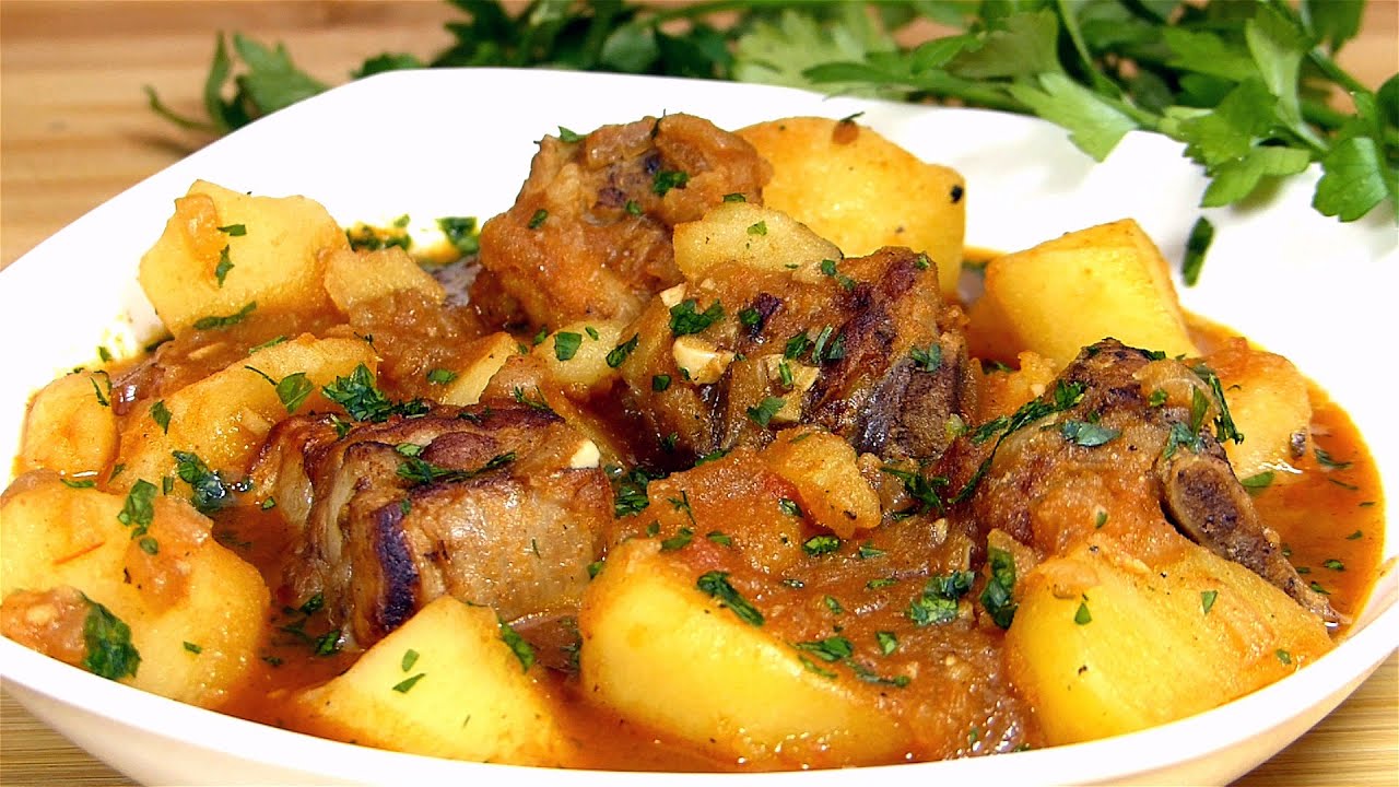 ✅ Costillas con Patatas Guisadas ➡️ Receta de Guiso