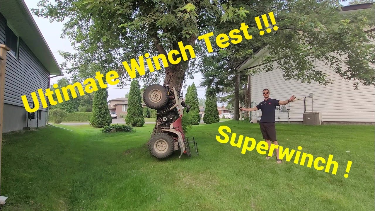 ULTIMATE Winch Test! and Winch Installation!!!!