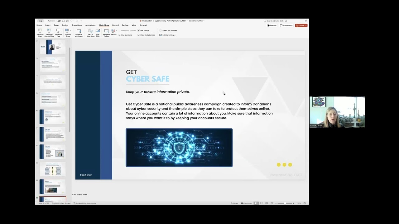 Cybersecurity part 1 With FSET