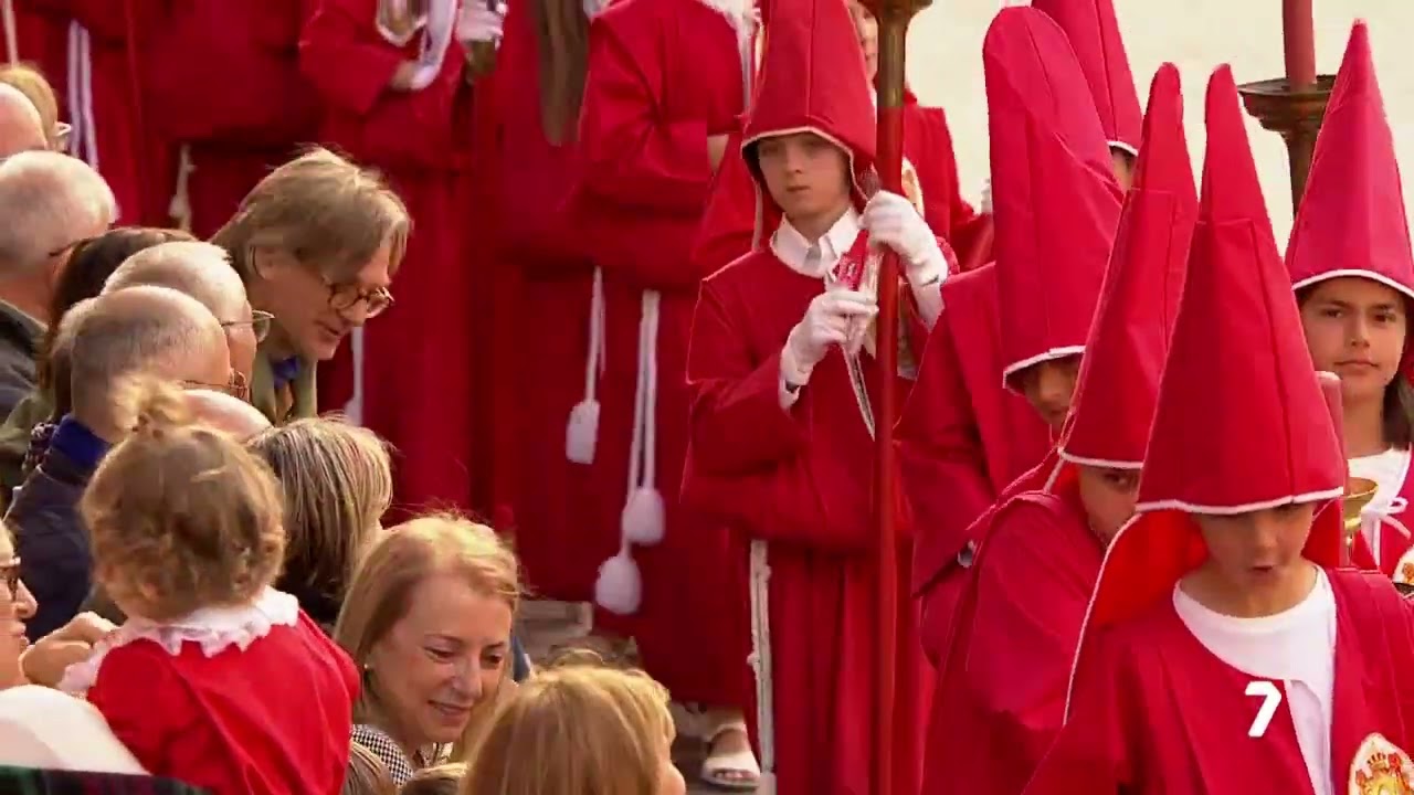 Procesión de Miércoles Santo de la ciudad de Murcia 2025.