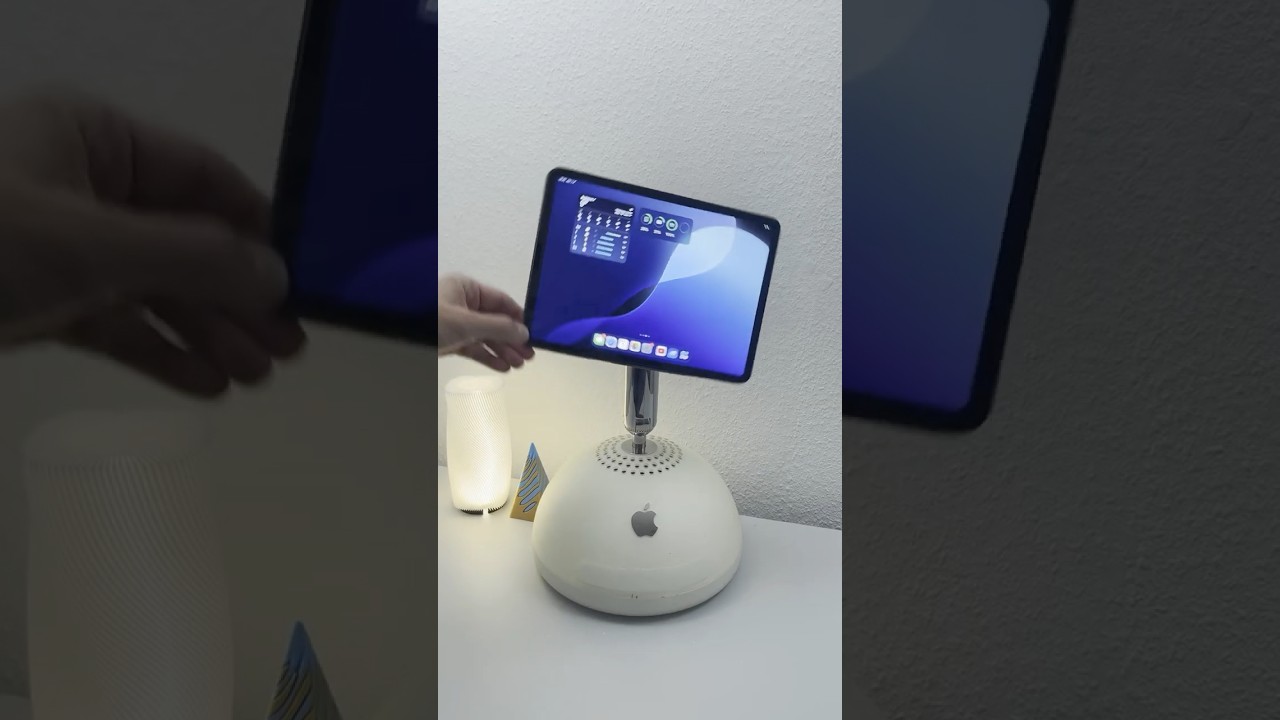 Turn Your Old iMac into a stylish iPad stand with these easy steps! #ipadstand  #g4imac #ipadpro