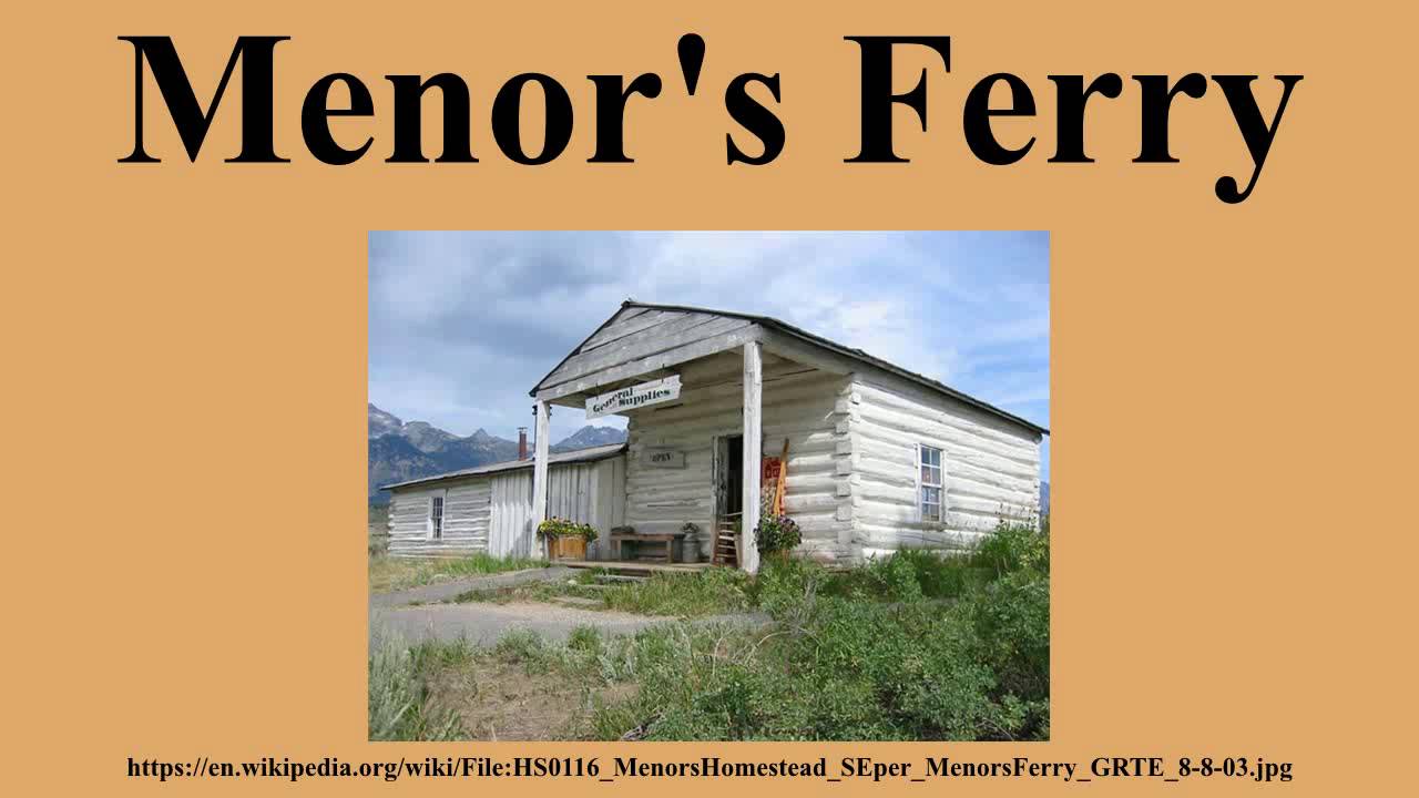 Menor's Ferry