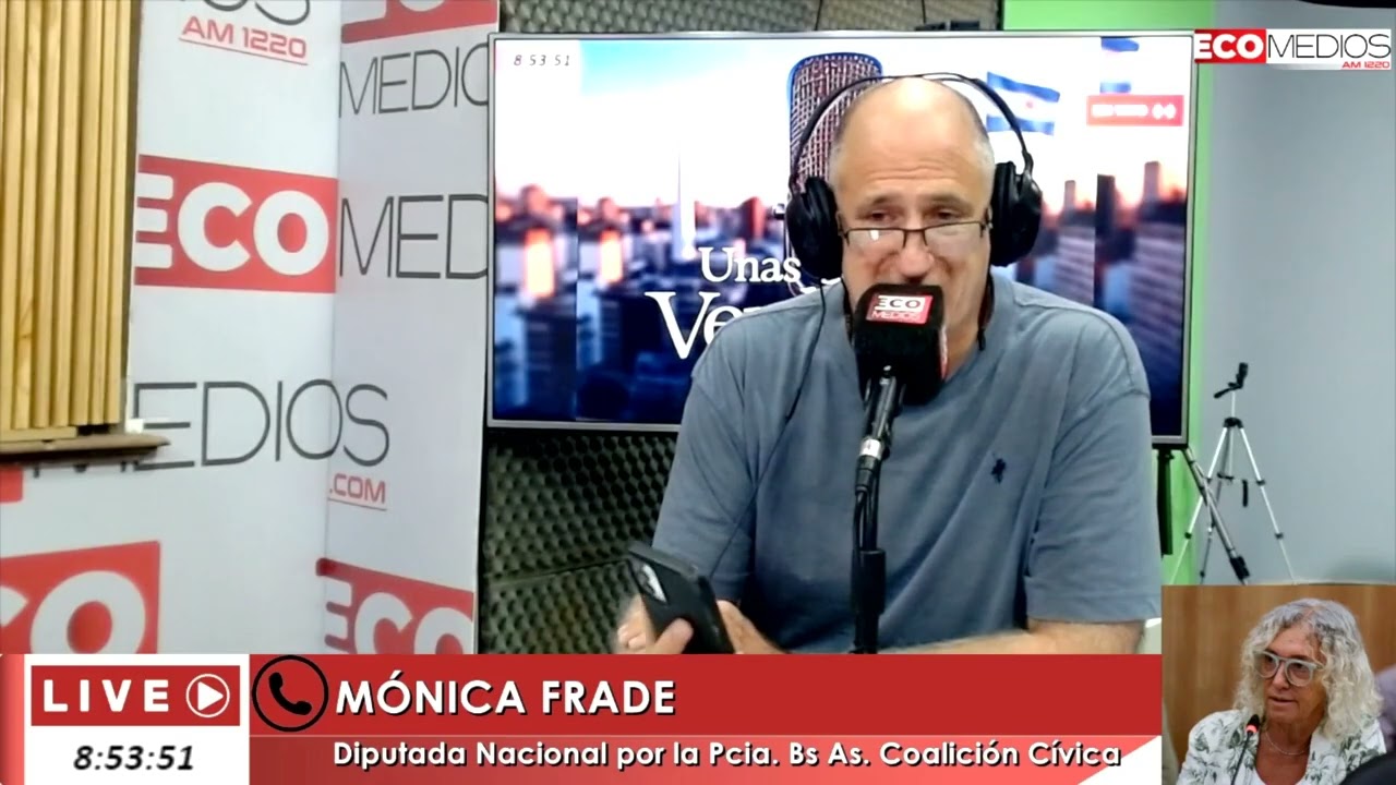 Mónica Frade (Diputada Nacional por la Pcia. Bs As. Coalición Cívica, en JxC) Unas Cuantas Verdades