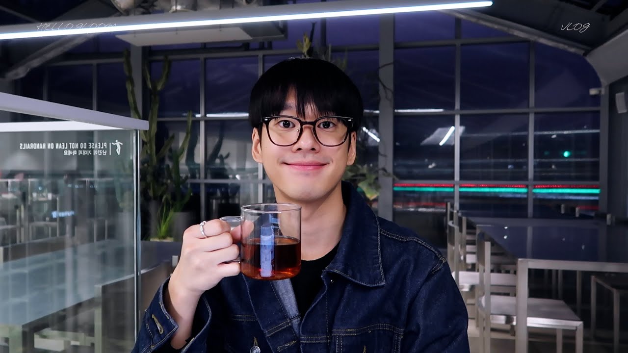 VLOG : 일상의 나웅재 (앨범제작기, 녹음실, 식물원 카페, 머리 염색, 20대 남자의 흔한 일상 브이로그, HELLO GLOOM)