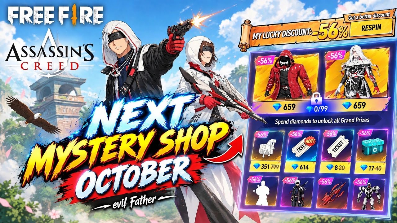 Next Mystery Shop October & New Up Coming Events | Free Fire All New Up Coming Events Date Pakistan🫣