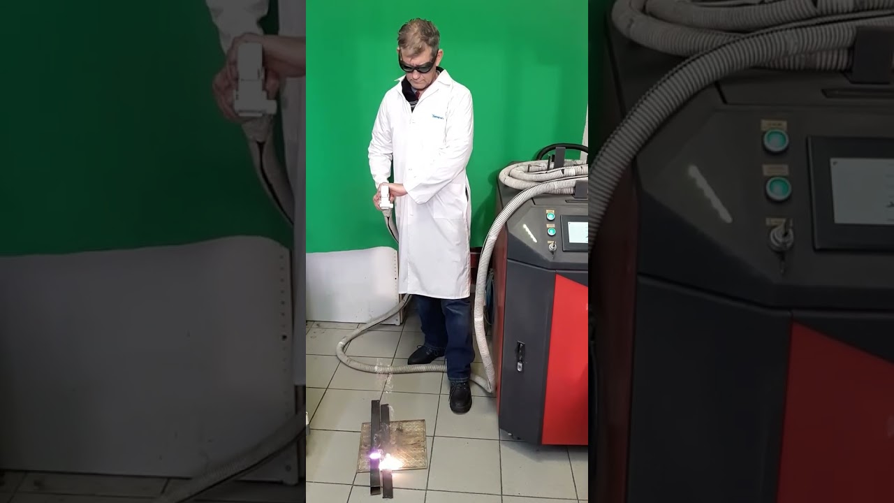 Ремонт лазерной чистки JQ Laser с лазерным источником Raycus 2000Вт