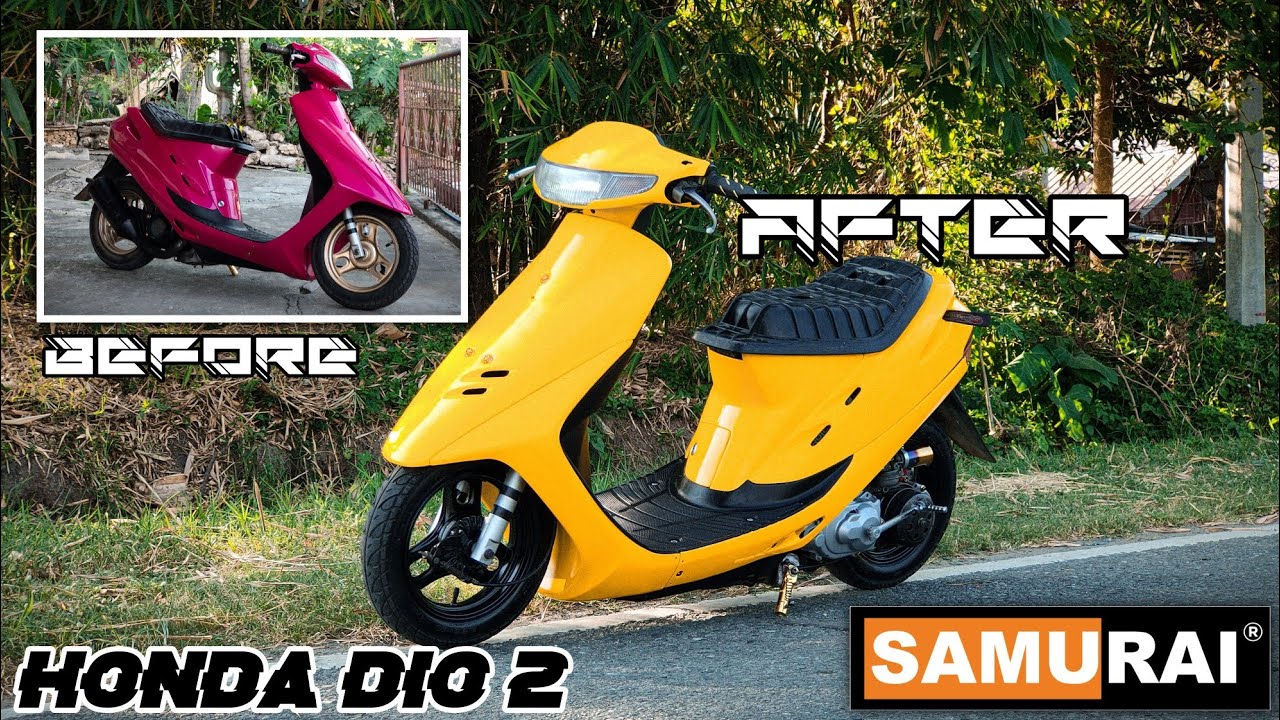 Honda Dio 2 repaint. | Graham Moto!