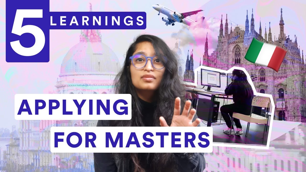 5 Learnings while applying for MASTERS IN DESIGN ABROAD