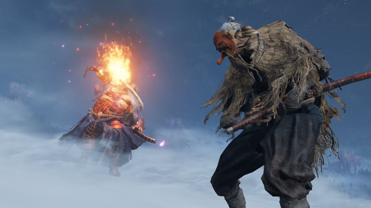 Deflect Only Tengu vs Shigekichi of the Red Guard | Sekiro
