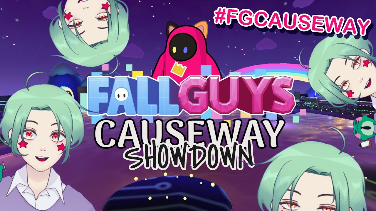 【Fall guys】Causeway Showdown-!! CIEBY'S COOL POV ㄟ(≧◇≦)ㄏ (MY/ENVtuber) #FGCAUSEWAY