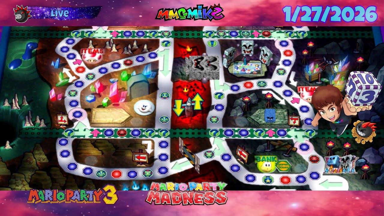 Cave In at the Creepy Cavern for Mario Party Madness!  | !multi| !mpmdonate |