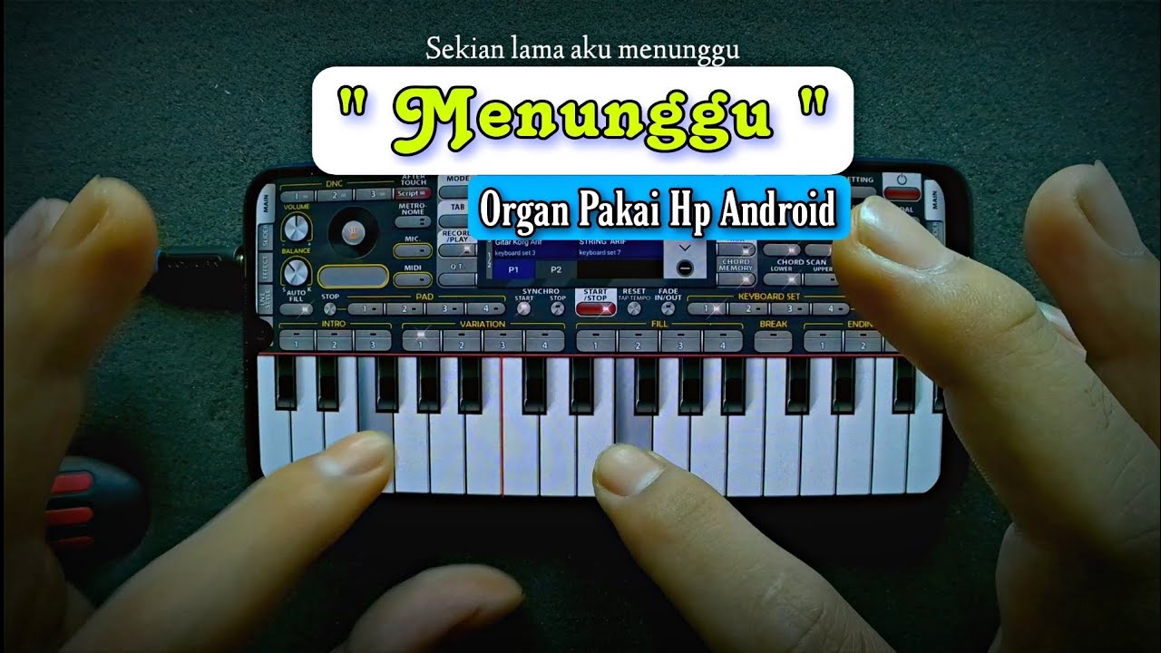 Modal HP Bisa Orgenan | MENUNGGU Karaoke Nada Pria