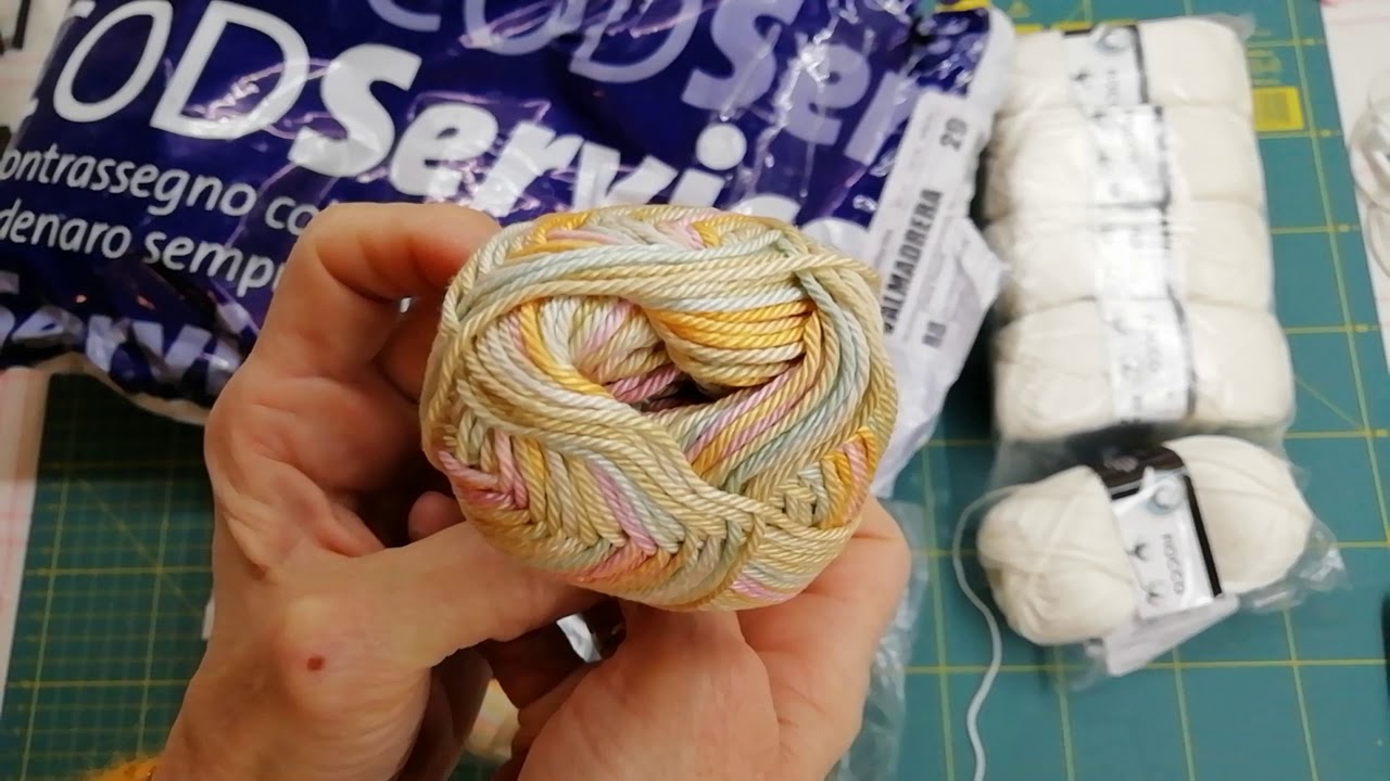 UNBOXING 😍😍 Filati ricevuti oggi.