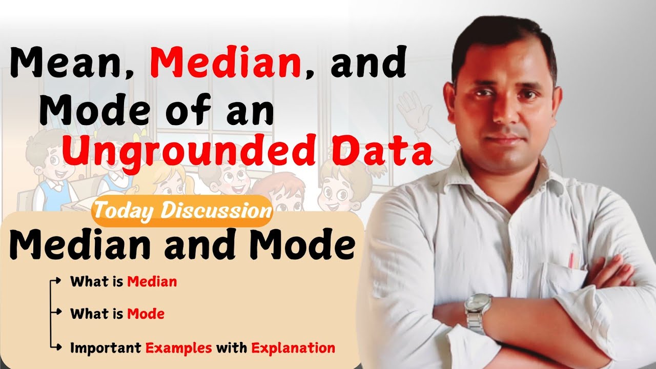 What is Median and Mode | Mean,Median and Mode Class-9th | Explanation with Examples | Ram Karan sir