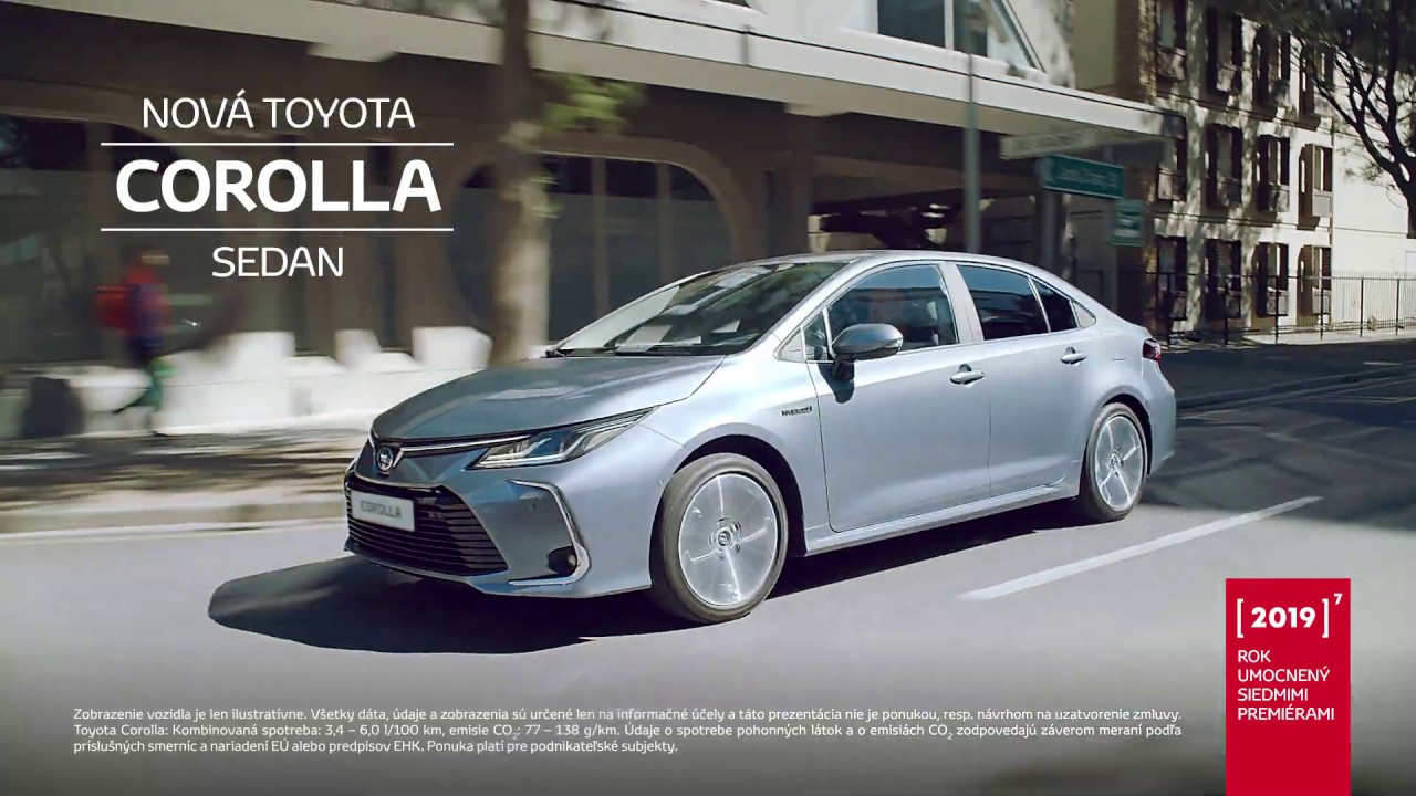 Nov&aacute; Toyota Corolla Sedan &ndash; Choďte s dobou!