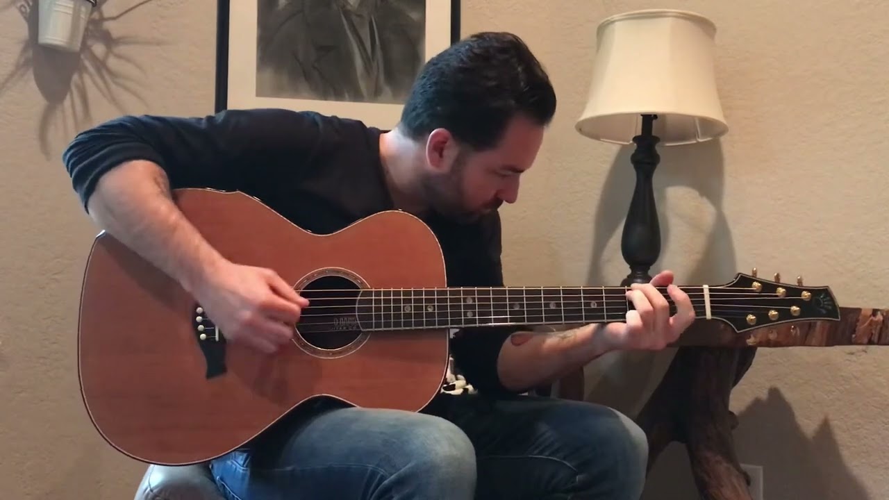 Carl Miner playing the THGCo Mastergrade Cocobolo/Tunnel-14 Redwood “Luna”
